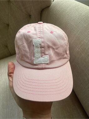 Kid’s L Initial Baseball Hat